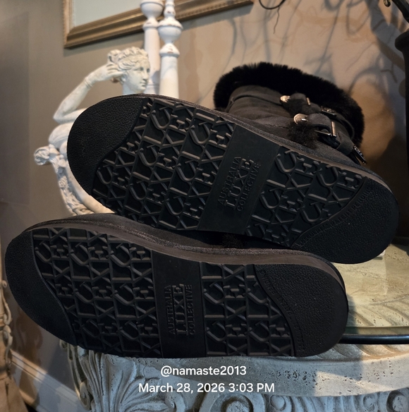 Australia Luxe Collective Tsar Tall Leather Sheepskin Boot #467 - Picture 15 of 15